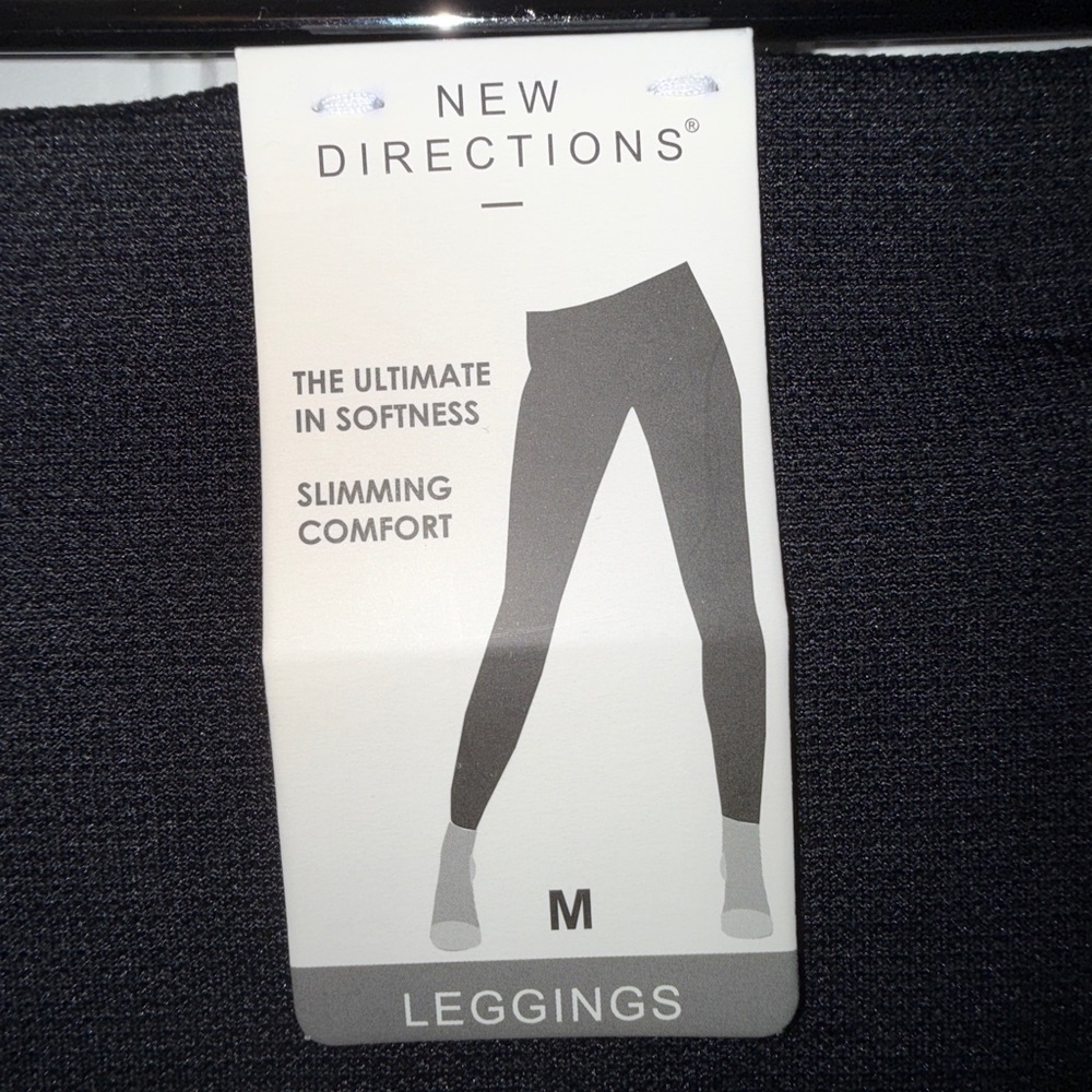 New Directions Dark Gray Leggings - Picture 4 of 9